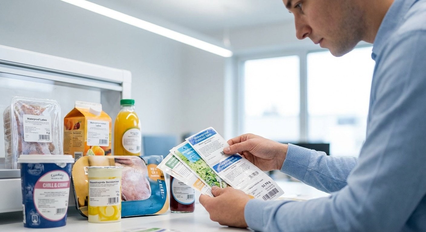 วิธีเลือกสติ๊กเกอร์กันน้ำติดฉลากสินค้า แช่เย็นก็ไม่หลุดลอก - choose-waterproof-sticker-label