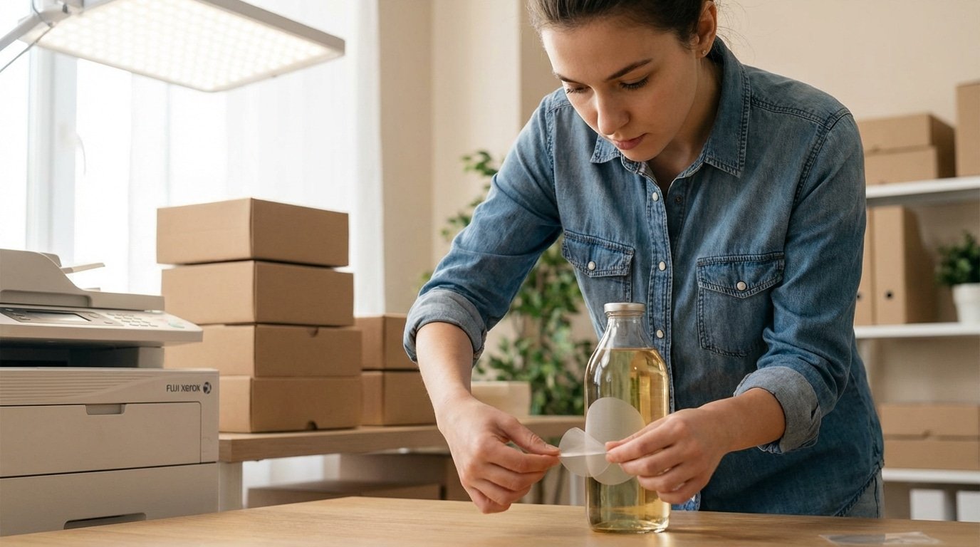 สติ๊กเกอร์ใสสไตล์มินิมอล อัปเกรดแพคเกจจิ้ง SME ให้ดูแพง - clear-sticker-minimal-packaging-trend