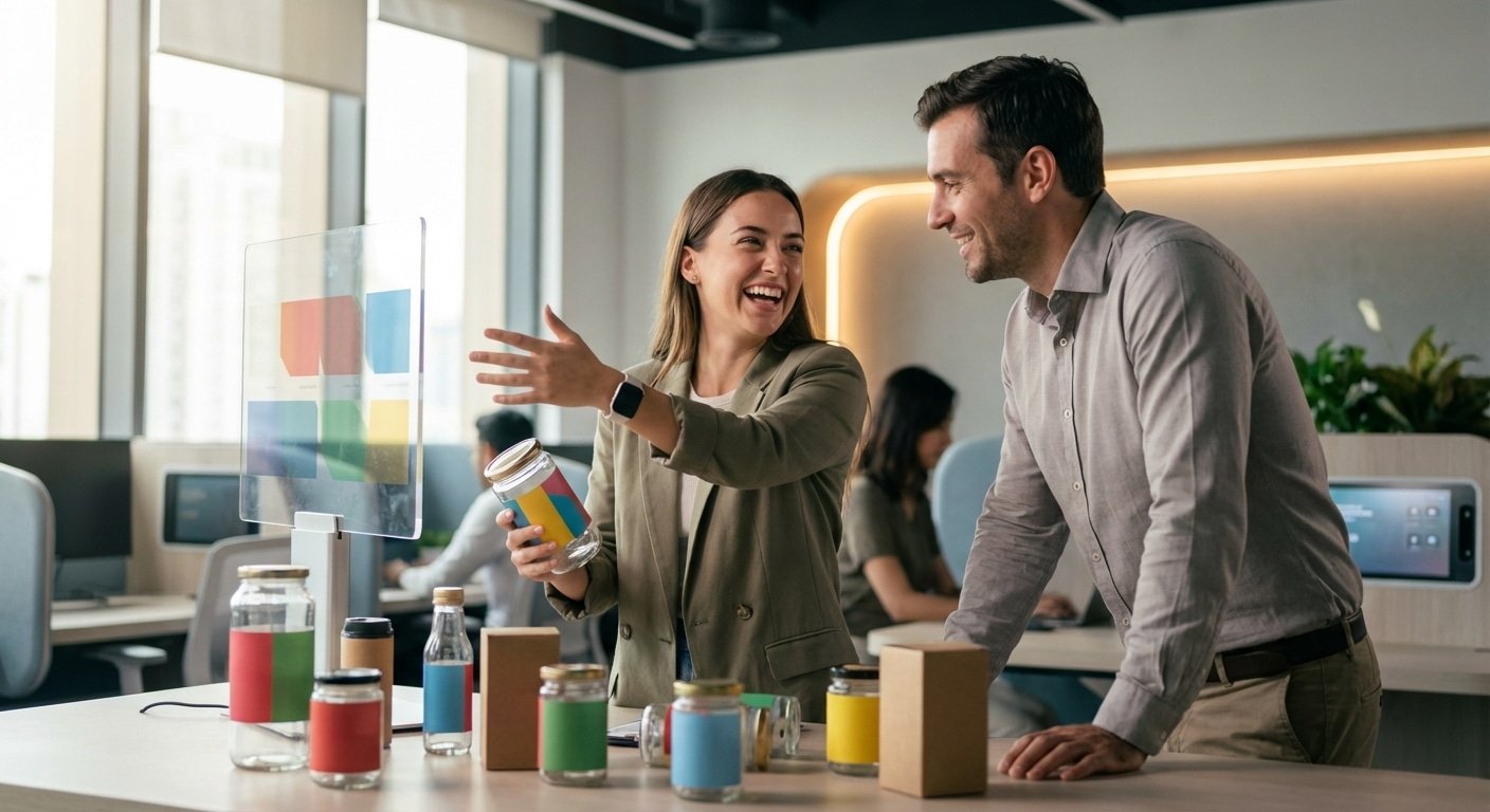 จิตวิทยาการใช้สีบนฉลากสินค้า กระตุ้นยอดขาย SME ยุค 2026 - color-psychology-label-design-2026