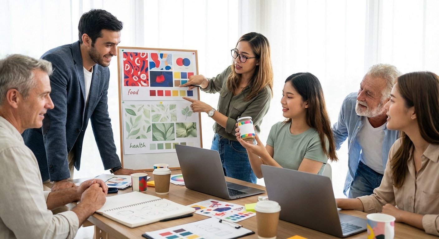 ออกแบบโลโก้และฉลากสินค้าด้วยจิตวิทยาสี ดึงดูดลูกค้า SME - color-psychology-logo-label-design