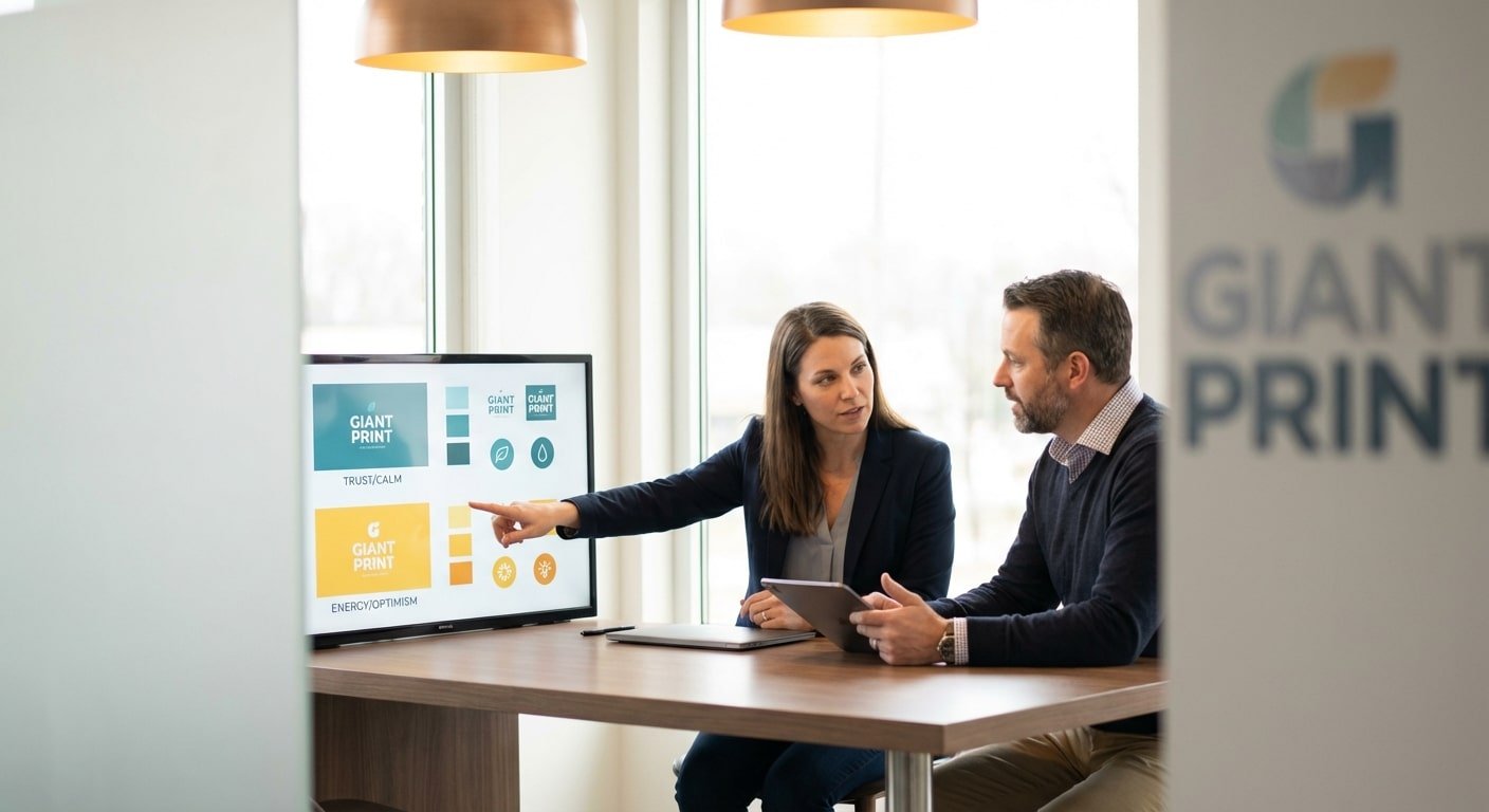 จิตวิทยาการใช้สีออกแบบโลโก้และฉลาก 2026 ดึงดูดลูกค้า - color-psychology-logo-label-design