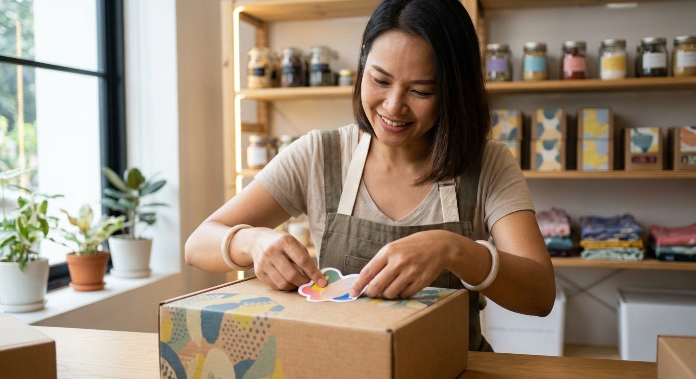 เคล็ดลับสติ๊กเกอร์ไดคัท 2026 สร้างความต่างให้แพ็กเกจจิ้ง - custom-diecut-sticker-2026