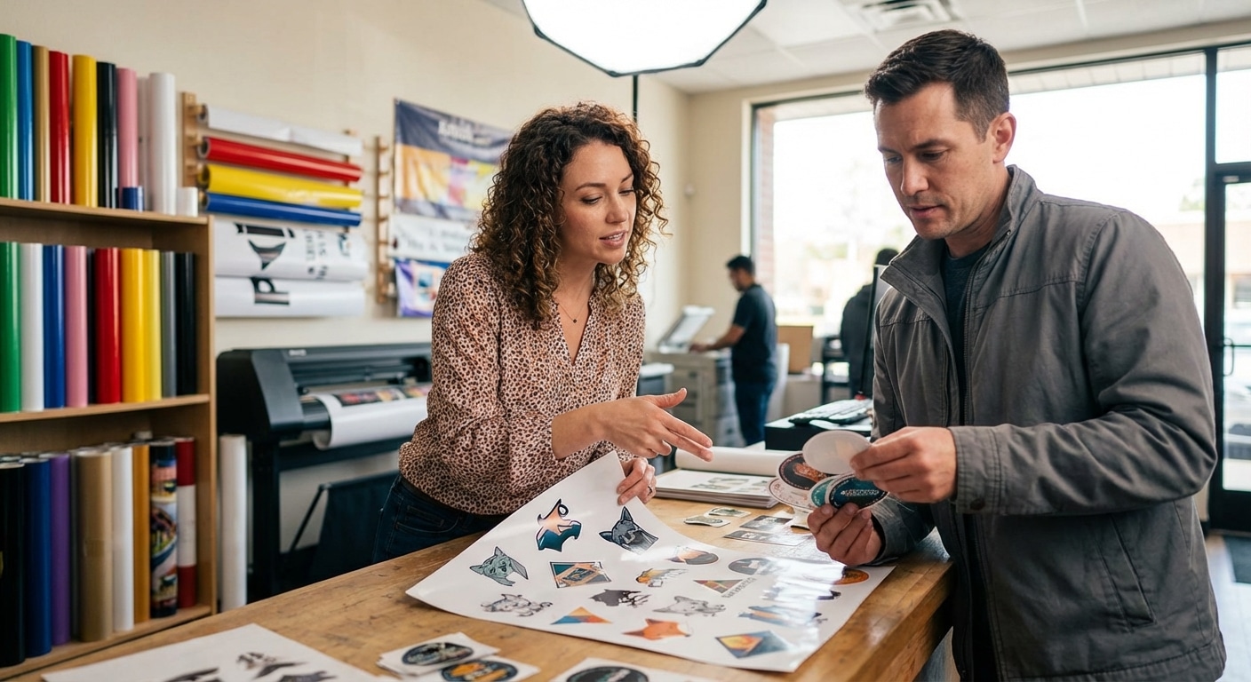 สั่งสติ๊กเกอร์ต้องรู้! 'ไดคัท 50%' vs 'ไดคัท 100%' ต่างกันยังไง? เลือกผิดชีวิตเปลี่ยน - diecut-kisscut-vs-fullcut-sticker-guide-2026