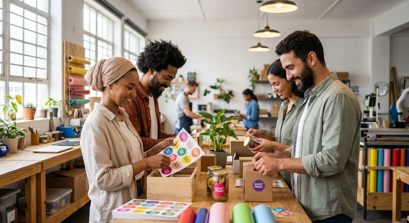 สติ๊กเกอร์ไดคัท 2026! พิมพ์สีสด ยกระดับแพ็กเกจจิ้ง SME - diecut-sticker-packaging-sme-2026