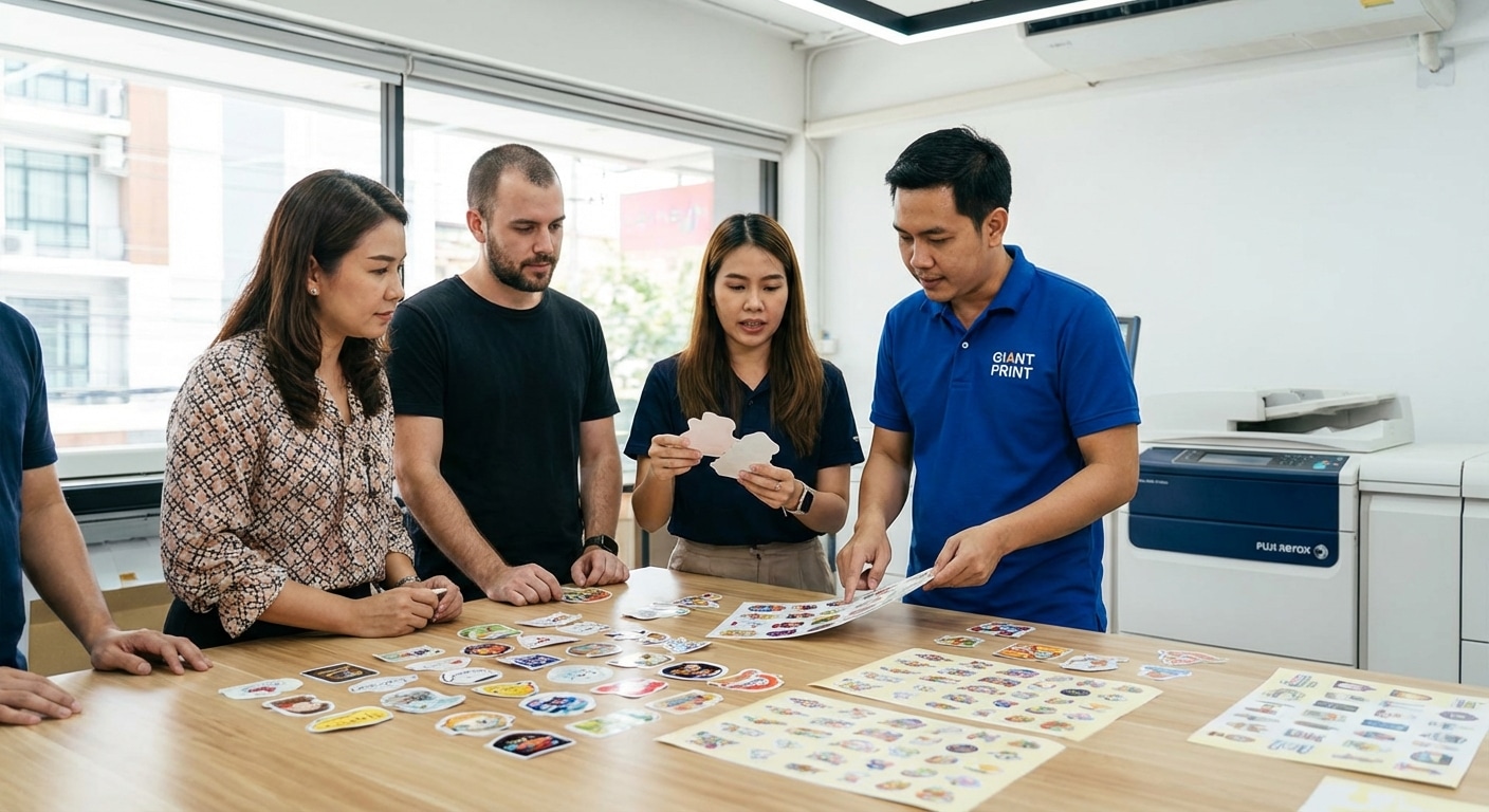 ไดคัท vs คิสคัท ต่างกันยังไง? สั่งสติ๊กเกอร์แบบไหนดี - diecut-vs-kisscut-sticker