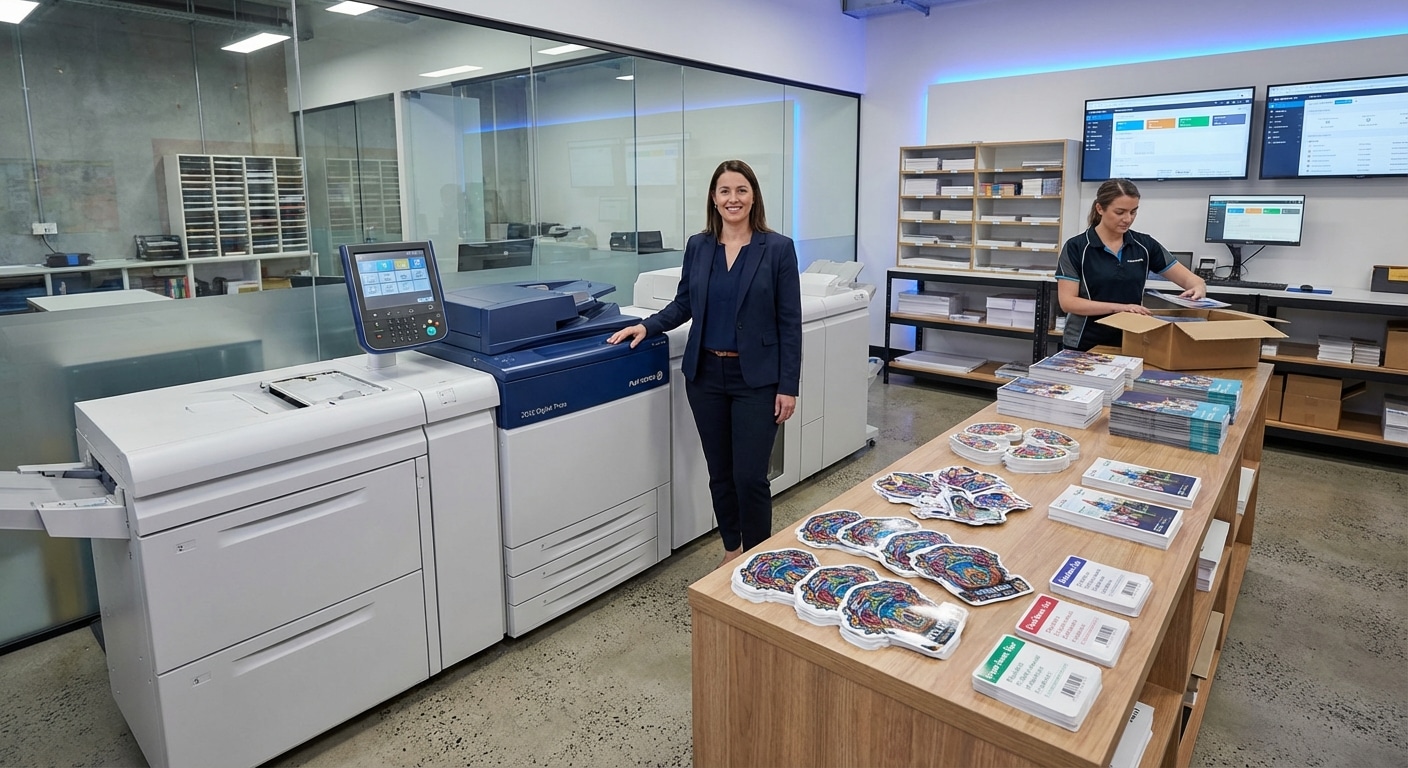 พิมพ์ดิจิตอล 2026! ทำไม Fuji Xerox ถึงตอบโจทย์สติ๊กเกอร์ SME - digital-printing-tech-fuji-xerox