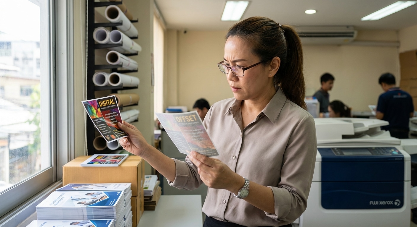 พิมพ์ดิจิทัล vs ออฟเซต SME เลือกแบบไหนประหยัดคุ้มสุด? - digital-vs-offset-printing-sme