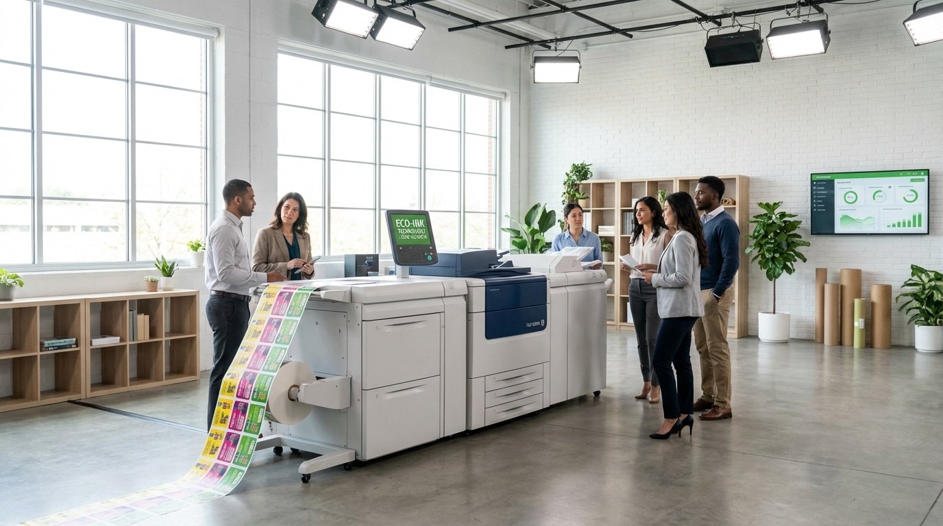 เทรนด์พิมพ์ 2026! หมึกรักษ์โลก Eco-Ink สีสดชัดไม่ง้อเคมี - eco-friendly-ink-printing-trend