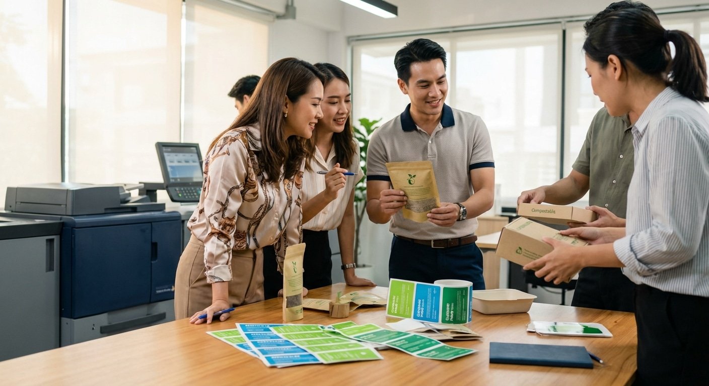 เทรนด์สิ่งพิมพ์ 2026! ฉลากสินค้ารักษ์โลกดันยอดขาย SME - eco-friendly-label-trend-2026