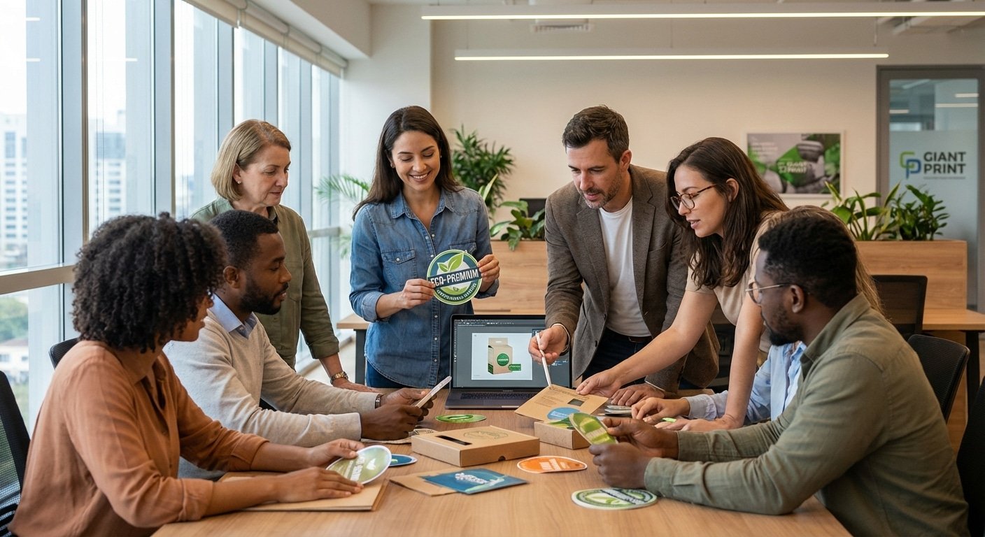 เทรนด์สิ่งพิมพ์ 2026: นวัตกรรมฉลากรักษ์โลกที่ SME ต้องรู้ - eco-friendly-label-trend-2026