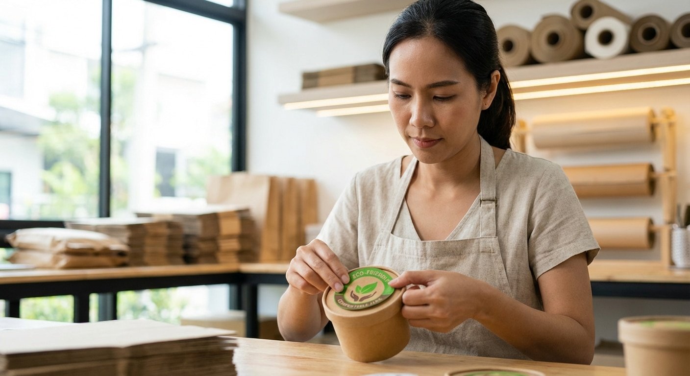 เทรนด์แพคเกจจิ้ง 2026! พิมพ์ฉลากรักษ์โลก ยกระดับแบรนด์ SME - eco-friendly-packaging-trend-2026