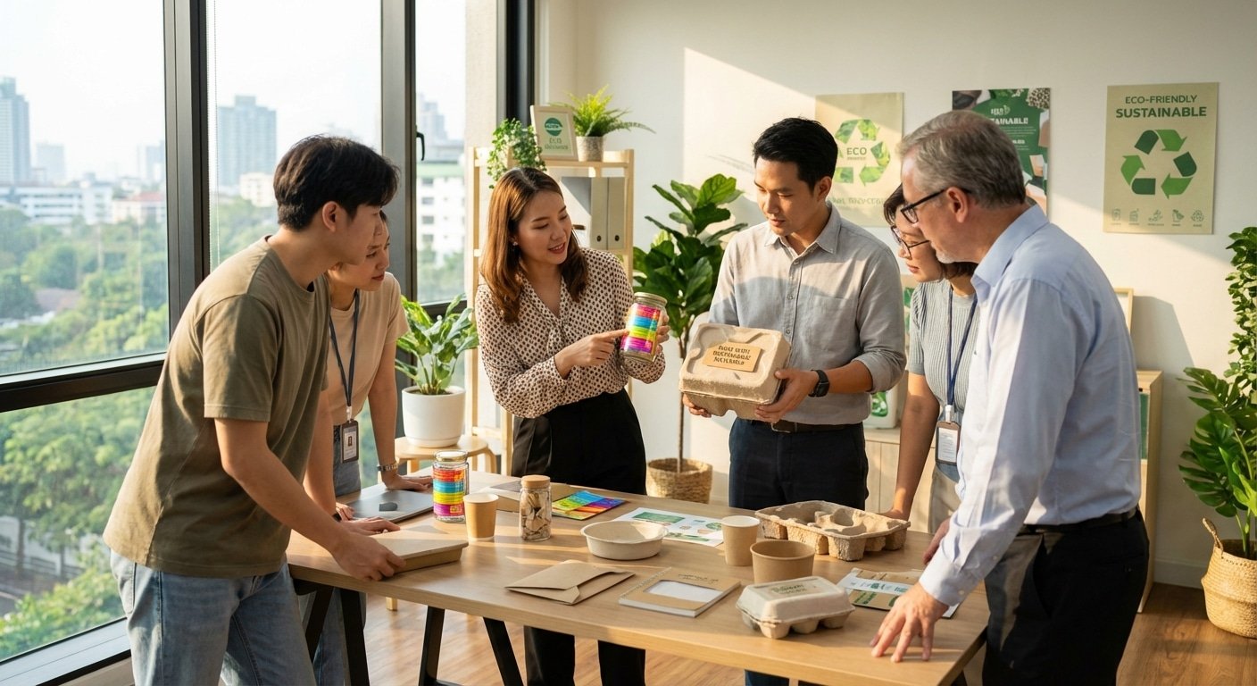 เทรนด์พิมพ์ 2026! ฉลากรักษ์โลก โอกาสที่ SME ไทยห้ามพลาด - eco-friendly-printing-trend-2026