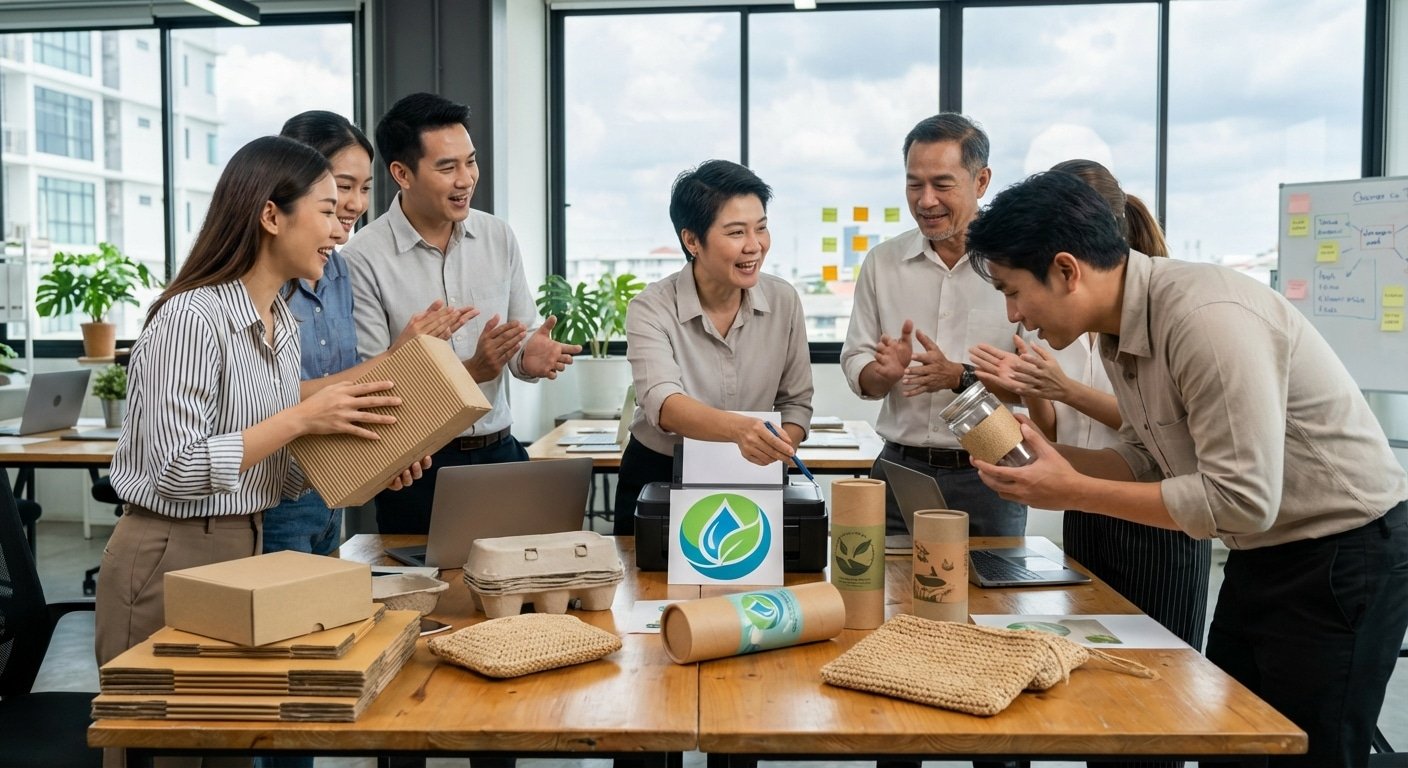 เทรนด์สิ่งพิมพ์ 2026: บรรจุภัณฑ์รักษ์โลกดันยอดขาย SME พุ่ง - eco-friendly-printing-trend-2026