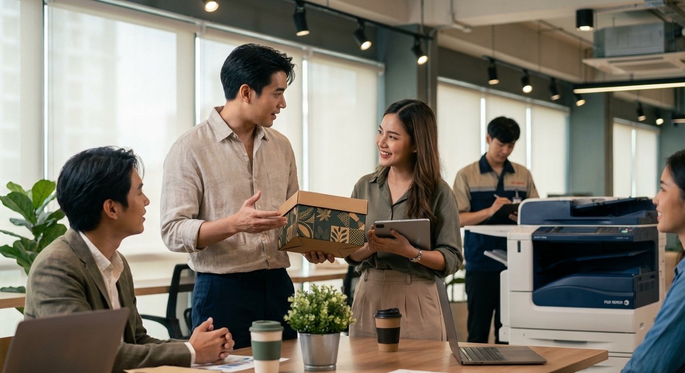 เทรนด์สิ่งพิมพ์ 2026: บรรจุภัณฑ์รักษ์โลก ยกระดับแบรนด์ SME - eco-friendly-printing-trend-2026