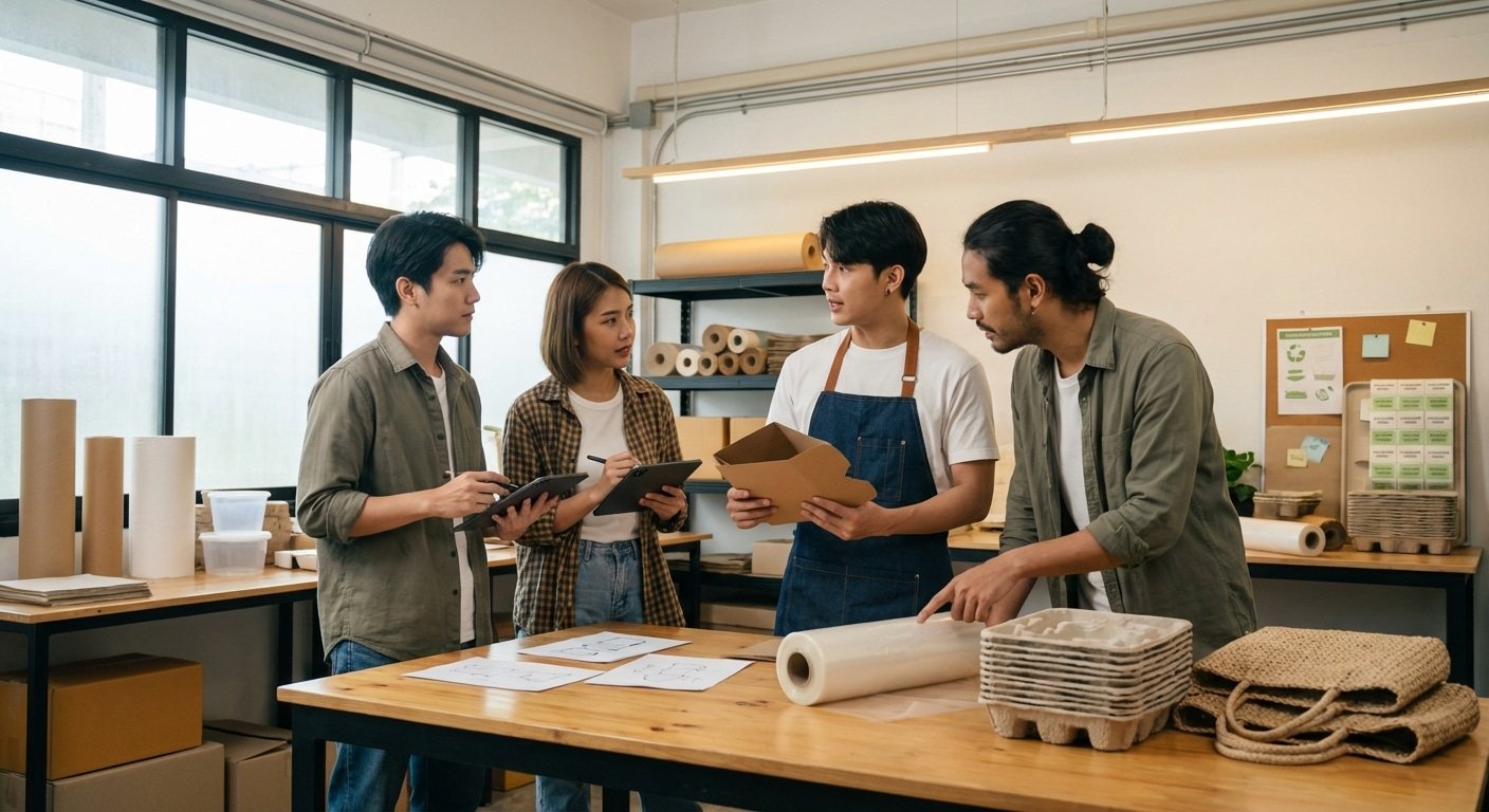 อัปเดตเทรนด์สิ่งพิมพ์ 2026! แพ็กเกจจิ้งรักษ์โลกดันยอด SME - eco-friendly-printing-trend-2026