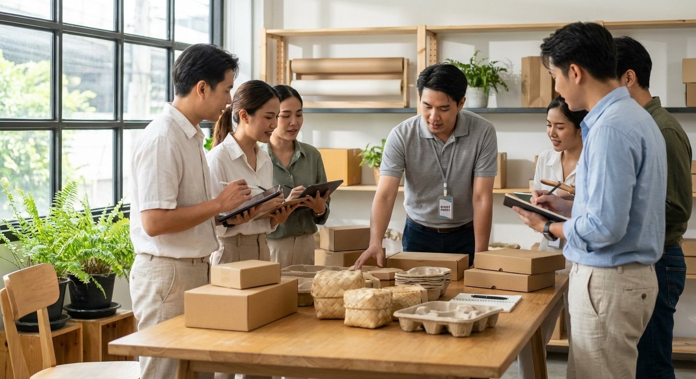 เทรนด์สิ่งพิมพ์ 2026: บรรจุภัณฑ์รักษ์โลกพลิกโฉม SME - eco-friendly-printing-trends-2026