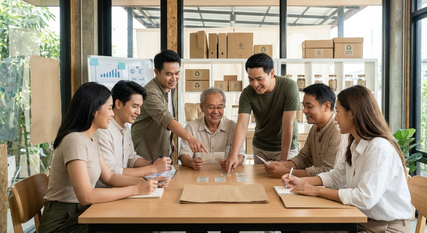 เทรนด์โลกเปลี่ยน! 'สติ๊กเกอร์รักษ์โลก' มาแรงครึ่งปีหลัง 2026 ทางรอดแบรนด์ไทยส่งออกนอก - eco-friendly-sticker-packaging-trend-2026