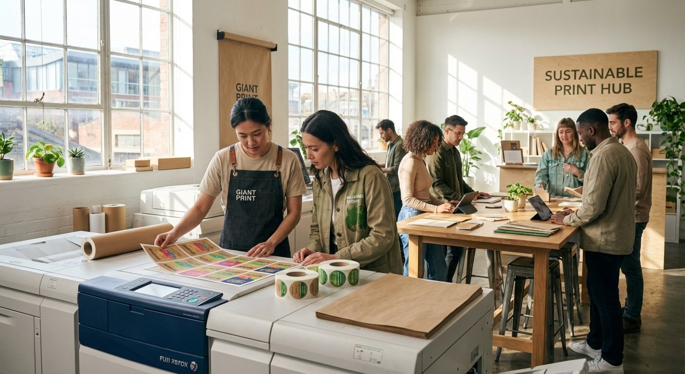 เจาะเทรนด์พิมพ์ 2026! 'สติ๊กเกอร์รักษ์โลก' ทางรอดใหม่ SME - eco-friendly-sticker-trend-2026