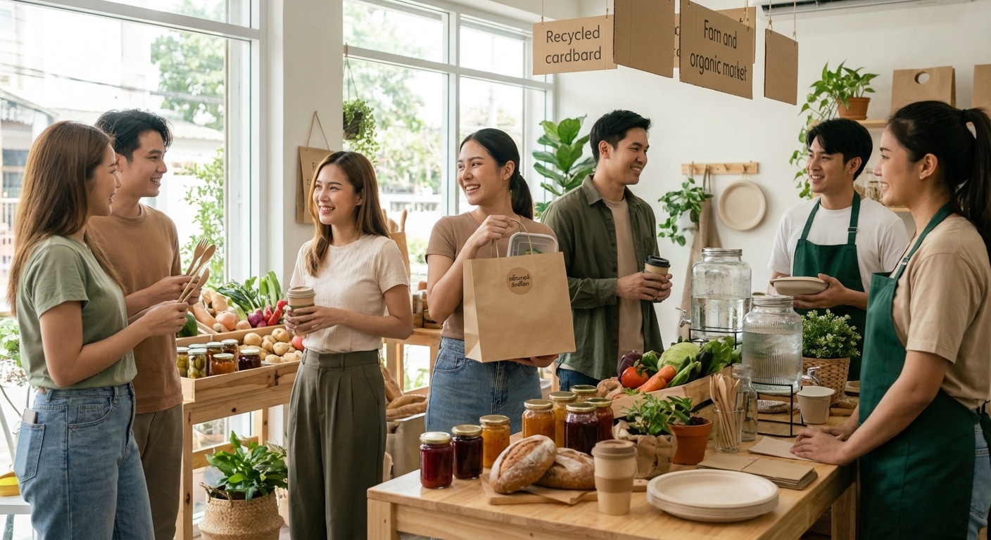 เทรนด์ 2026 'สติ๊กเกอร์รักษ์โลก' ย่อยสลายได้ ทางรอด SME ไทย - eco-friendly-sticker-trend-2026