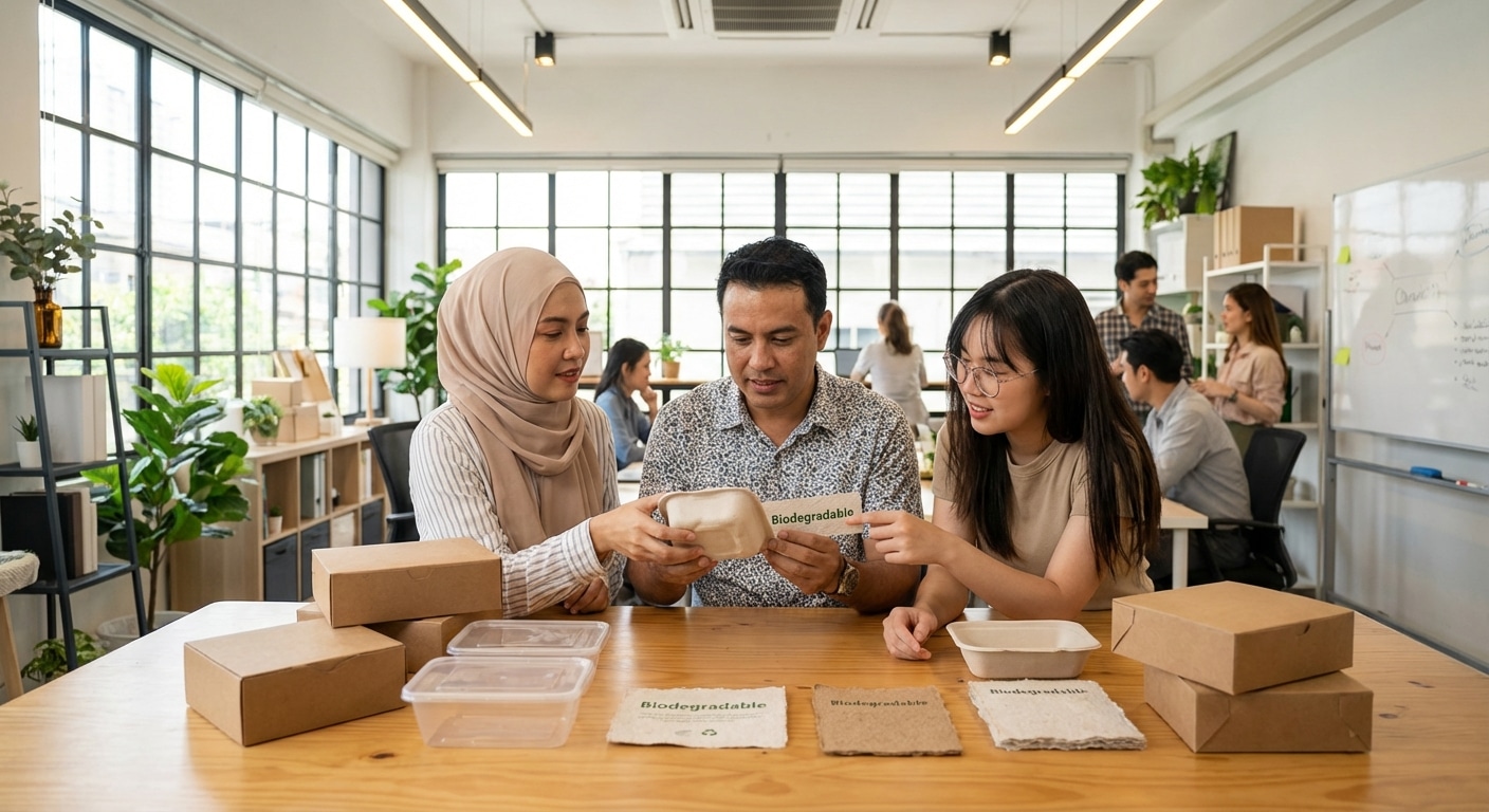 เทรนด์ฉลากรักษ์โลก 2026! วัสดุรีไซเคิล มัดใจลูกค้ายุคใหม่ - eco-label-printing-trend-2026