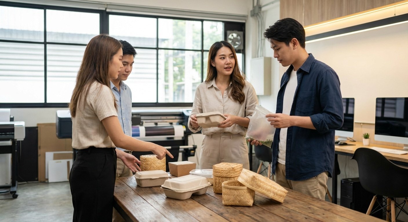 เทรนด์สิ่งพิมพ์ 2026: แพคเกจจิ้งรักษ์โลก ดันยอดขาย SME - eco-packaging-printing-trend-2026