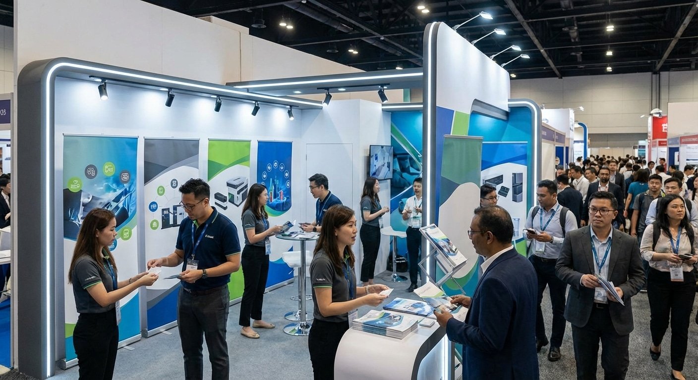 เทคนิคจัดบูธ 2026: ดึงดูดลูกค้าด้วยป้ายโฆษณาและสิ่งพิมพ์ - event-booth-printing-marketing