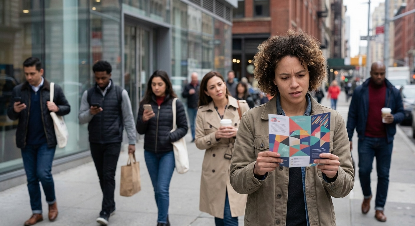 ใบปลิวฆ่าไม่ตาย! 5 ทริคออกแบบปี 2026 เปลี่ยนคนรับเป็นลูกค้าทันที - flyer-design-marketing-tips-2026