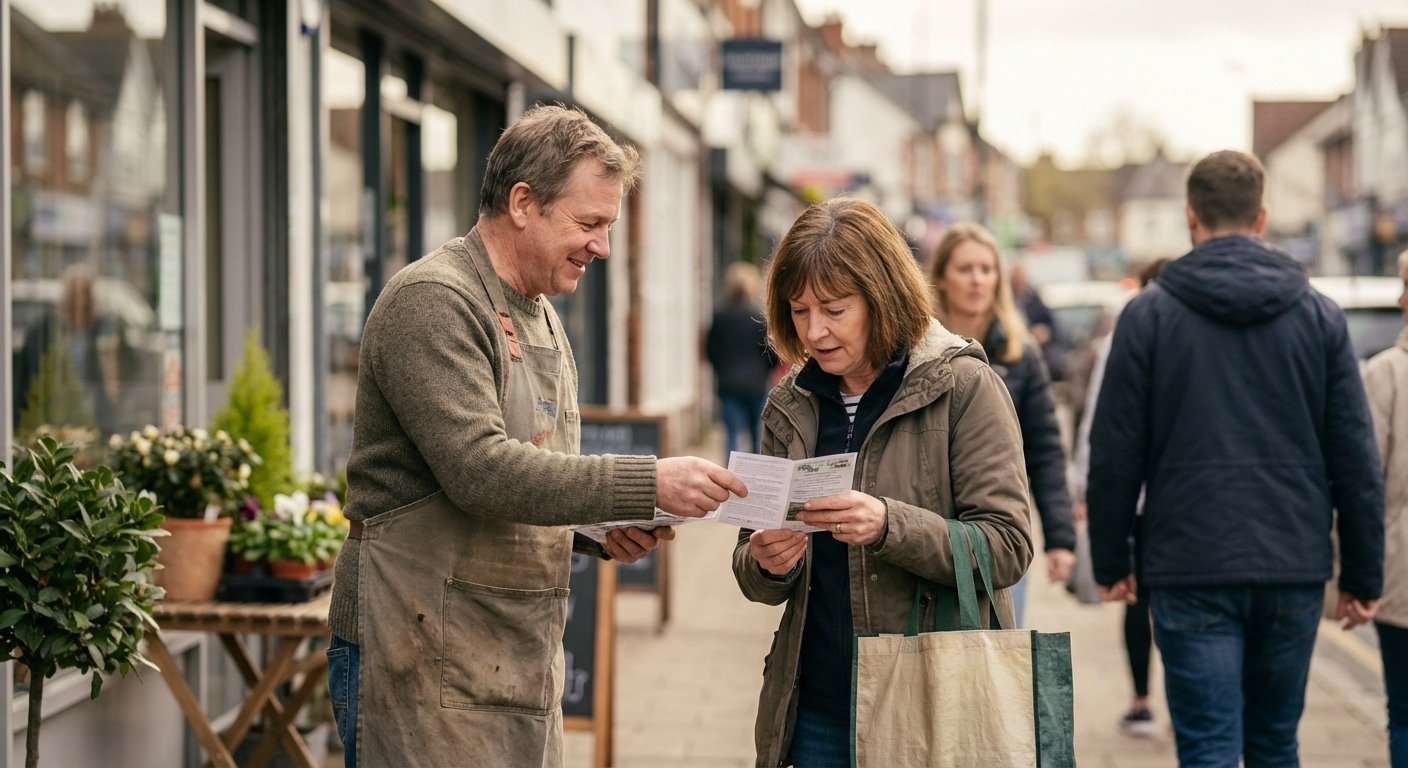 ใบปลิวปี 2026 ยังเวิร์คไหม? เจาะกลยุทธ์หนีค่าแอดแพงที่ SME ต้องรู้ - flyer-leaflet-offline-marketing-strategy-2026