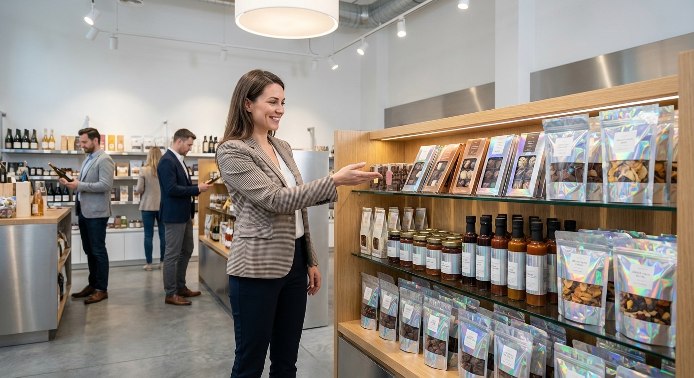 อัปเกรดแบรนด์บ้านๆ ให้ดูแพง! ด้วยเทคนิค 'ปั๊มเค-โฮโลแกรม' บนฉลากสินค้า รับคู่แข่งปี 2026 - foil-hologram-sticker-premium-branding-2026