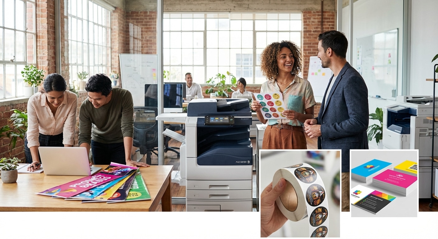 เทคโนโลยี Fuji Xerox ดียังไง? ทำไมงานพิมพ์ SME ถึงสีสดเป๊ะ - fuji-xerox-digital-printing