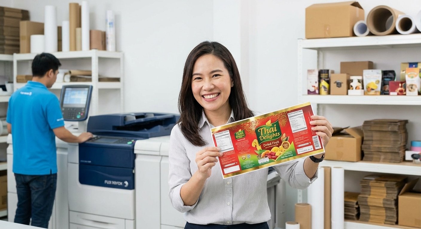 เทคโนโลยีพิมพ์ Fuji Xerox พลิกโฉมฉลาก SME สีสด คมชัด - fuji-xerox-digital-printing-sme