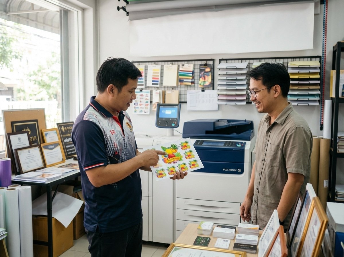 นวัตกรรม Fuji Xerox พิมพ์สติ๊กเกอร์และป้ายสีสดโดนใจ SME - fuji-xerox-printing-tech-sme
