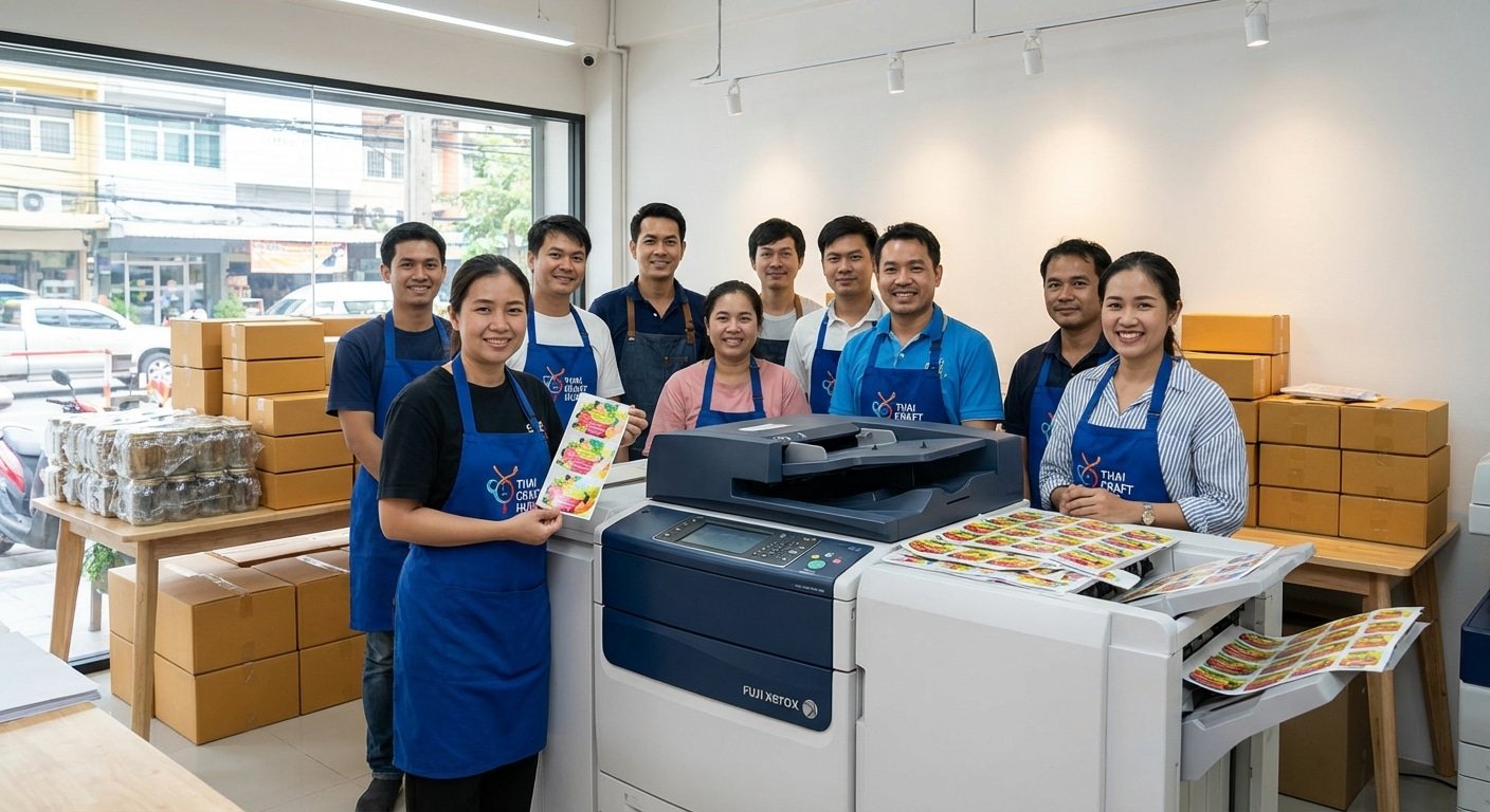 นวัตกรรม Fuji Xerox 2026: พิมพ์ฉลากสินค้า SME สีสด คมชัด - fuji-xerox-printing-technology-2026
