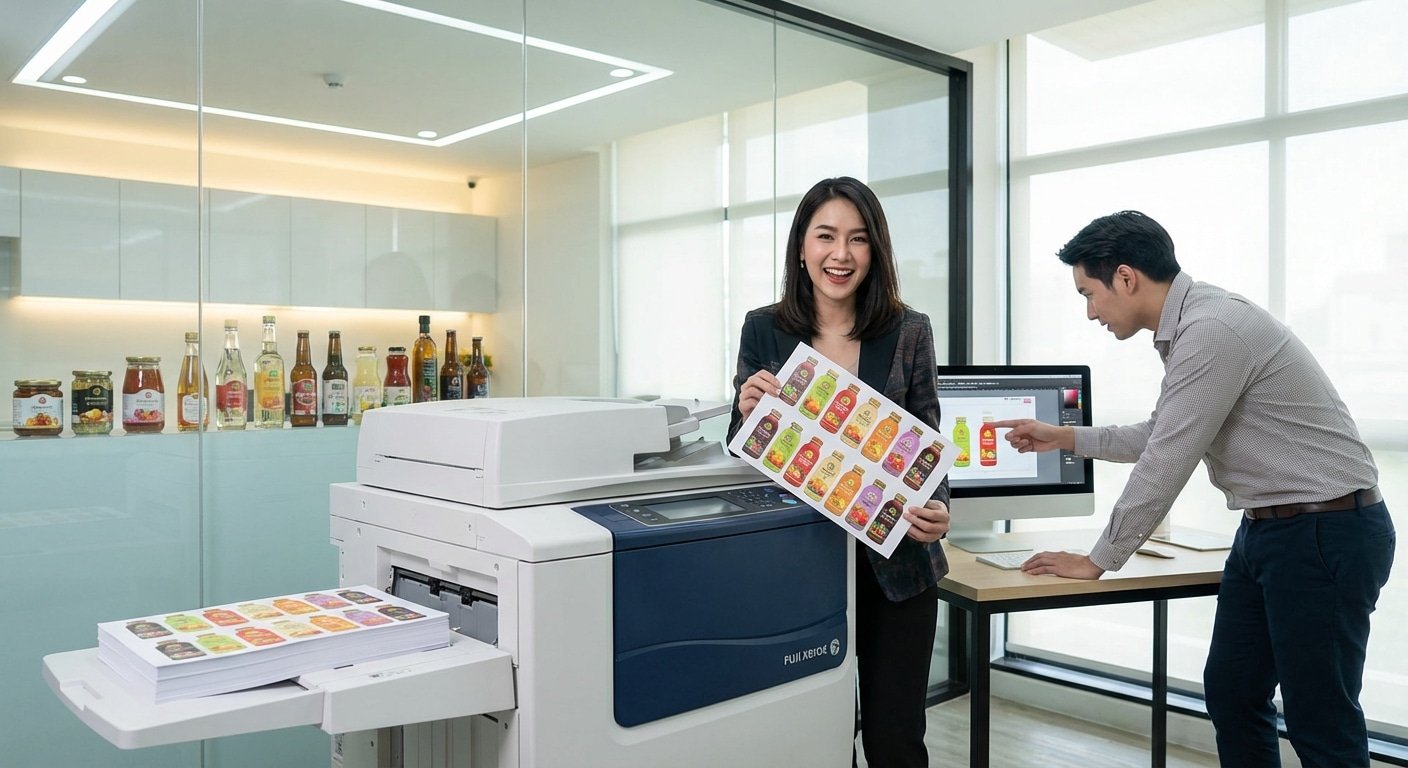 เจาะลึกเทคโนโลยี Fuji Xerox พิมพ์ฉลากสีสด ยกระดับแบรนด์ SME - fuji-xerox-printing-technology