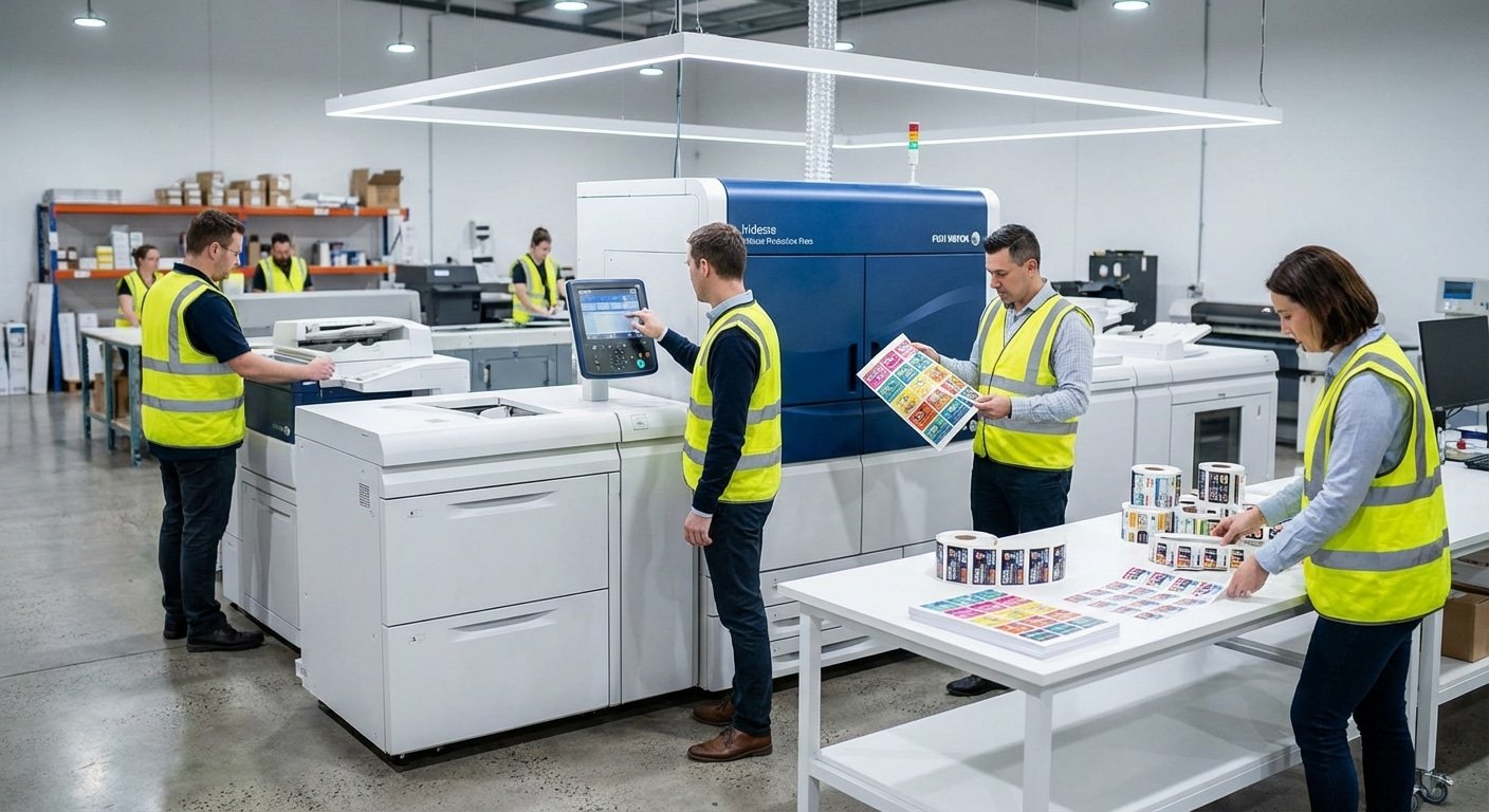 นวัตกรรมพิมพ์สติ๊กเกอร์ 2026: เจาะลึกเครื่อง Fuji Xerox - fuji-xerox-sticker-tech-2026