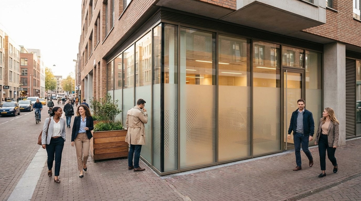 พิมพ์สติ๊กเกอร์ติดกระจกหน้าร้าน ทริคอัปเกรดร้านให้ดูแพง - glass-window-sticker-printing