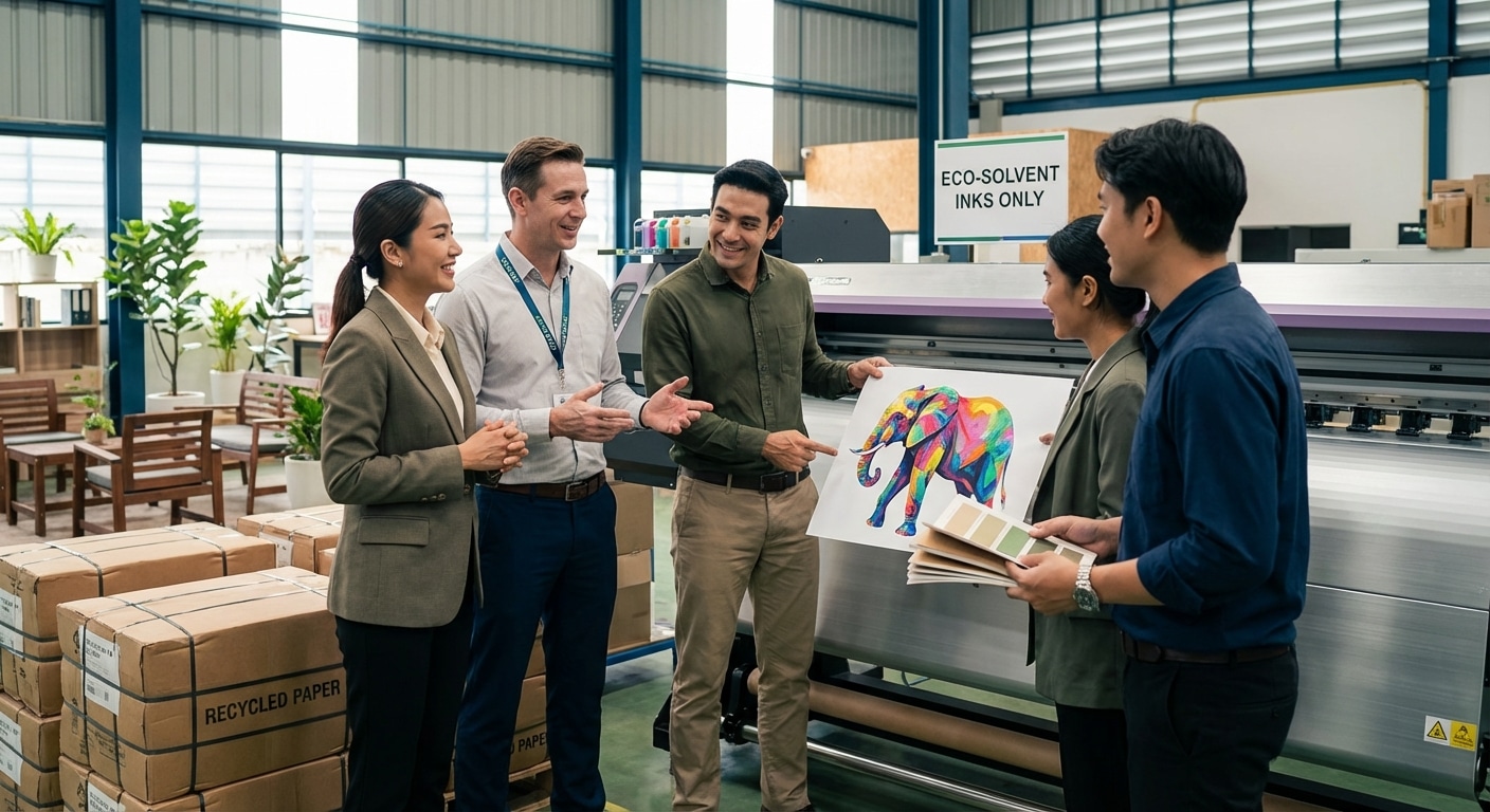 จับกระแส Green 2026! งานพิมพ์ 'หมึกถั่วเหลือง' ทางรอด SME ยุคใหม่ - green-printing-soy-ink-trend-sme-2026