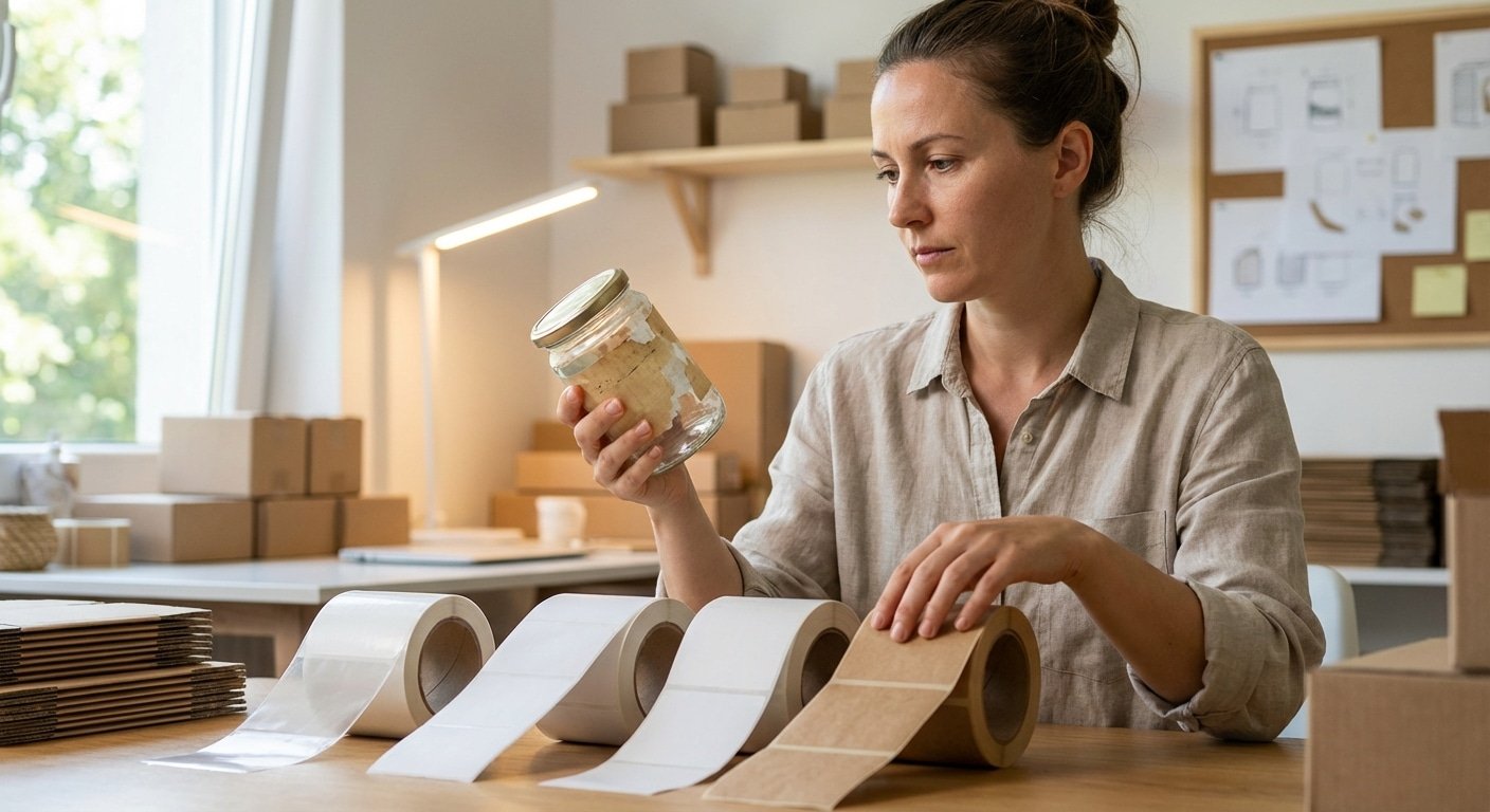 คู่มือเลือกสติ๊กเกอร์ฉลากสินค้า ติดทน กันน้ำ ไม่หลุดลอก - guide-choose-label-sticker-material