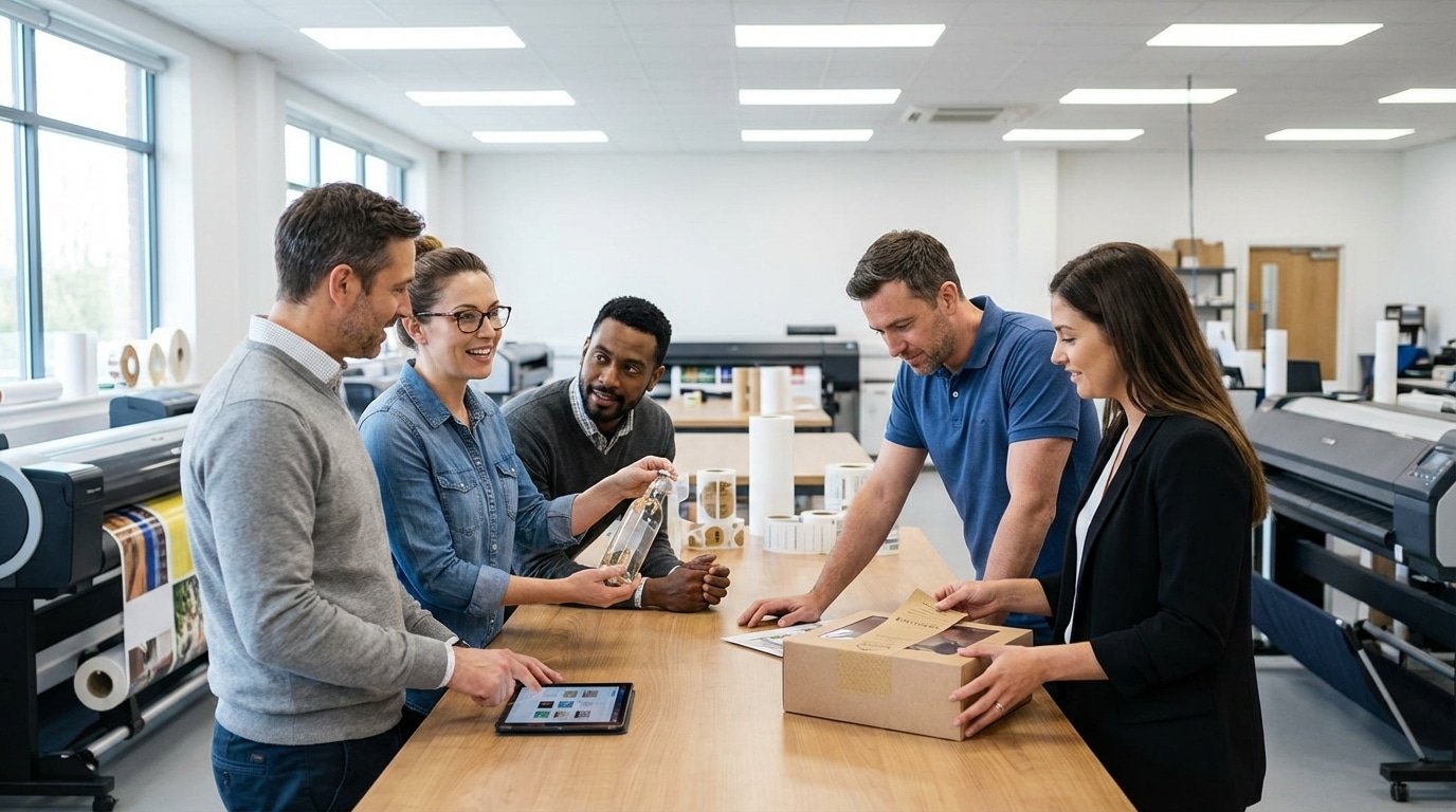 คัมภีร์เลือกสติ๊กเกอร์ฉลากสินค้า ปี 2026 ติดทน ไม่ลอก - guide-choose-sticker-label-material