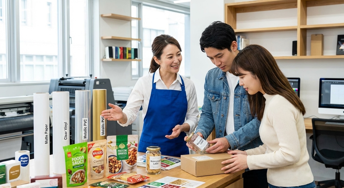 เลือกสติ๊กเกอร์ยังไงให้ปัง? เจาะลึกกระดาษ vs PP vs PVC - guide-choose-sticker-material