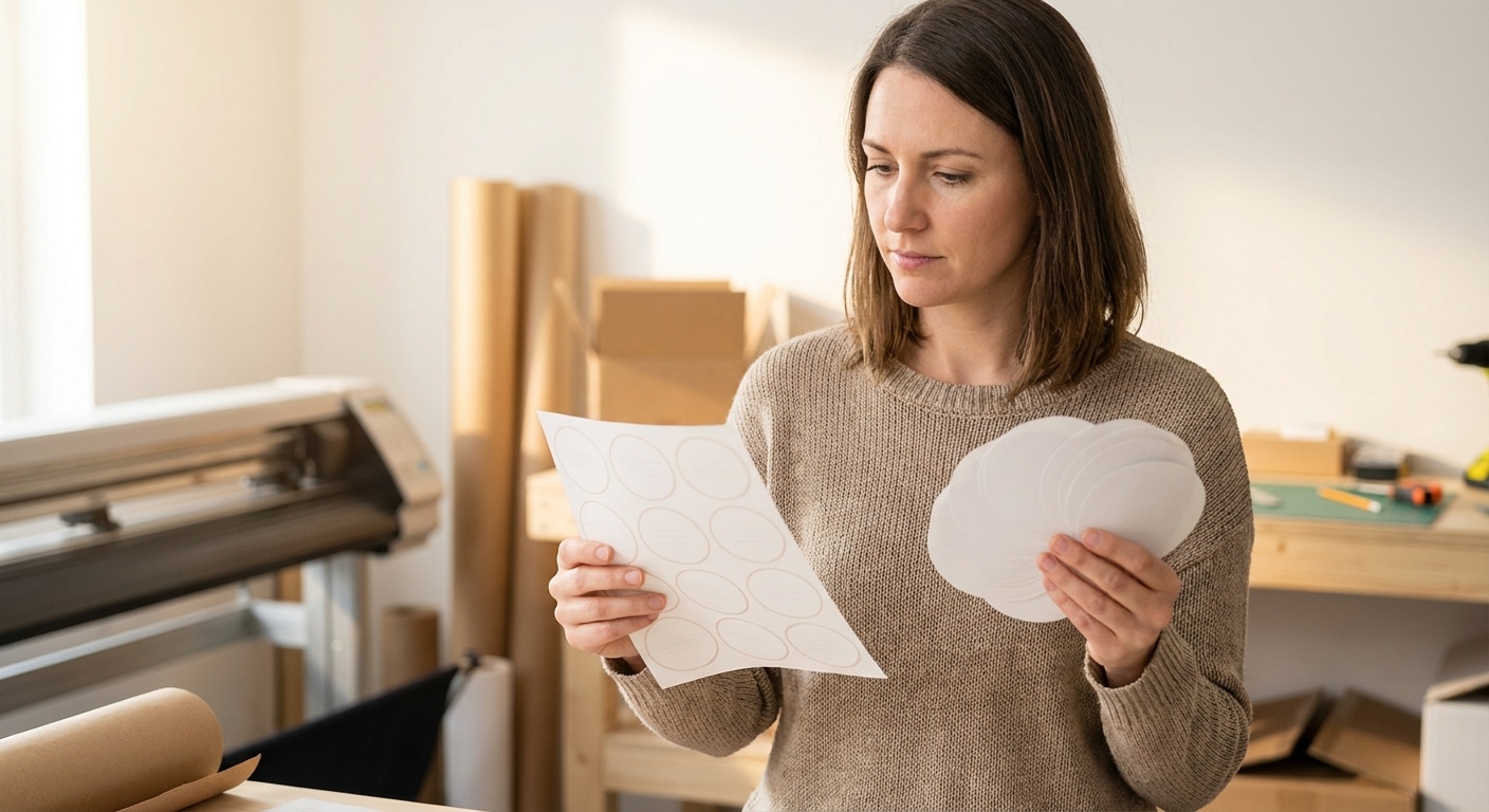 ไดคัทสติ๊กเกอร์ 50% กับ 100% ต่างกันยังไง เลือกแบบไหนดี? - half-full-diecut-stickers-guide