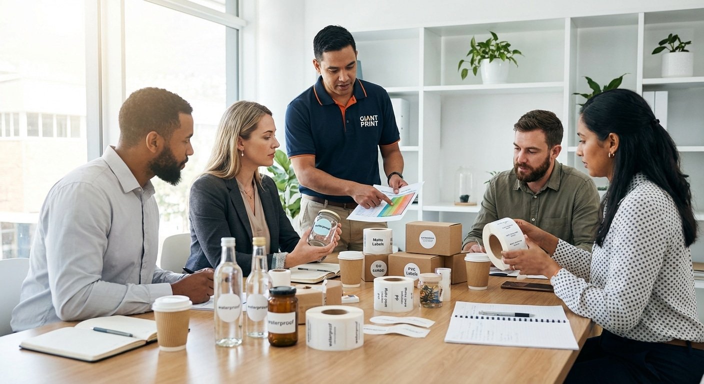 เลือกเนื้อสติ๊กเกอร์ฉลากสินค้าอย่างไร ให้ปังและติดทน? - how-to-choose-sticker-material