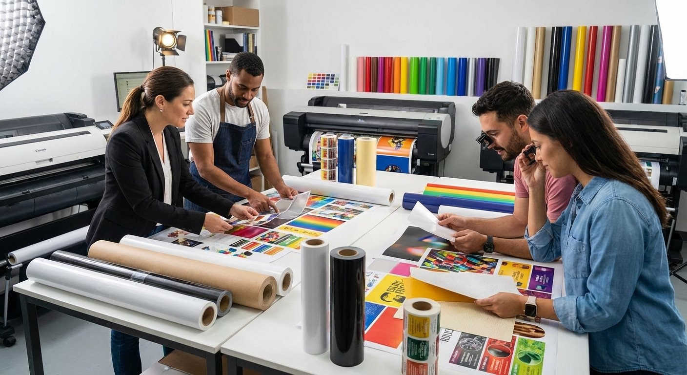 เลือกสติ๊กเกอร์แบบไหนให้ปัง? เจาะลึกวัสดุงานพิมพ์ฉลาก - how-to-choose-sticker-material