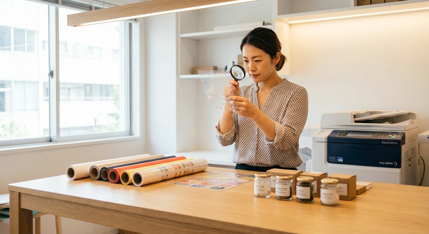 วิธีเลือกเนื้อสติ๊กเกอร์ทำฉลากสินค้า ให้ติดทน ไม่ลอก - how-to-choose-sticker-material