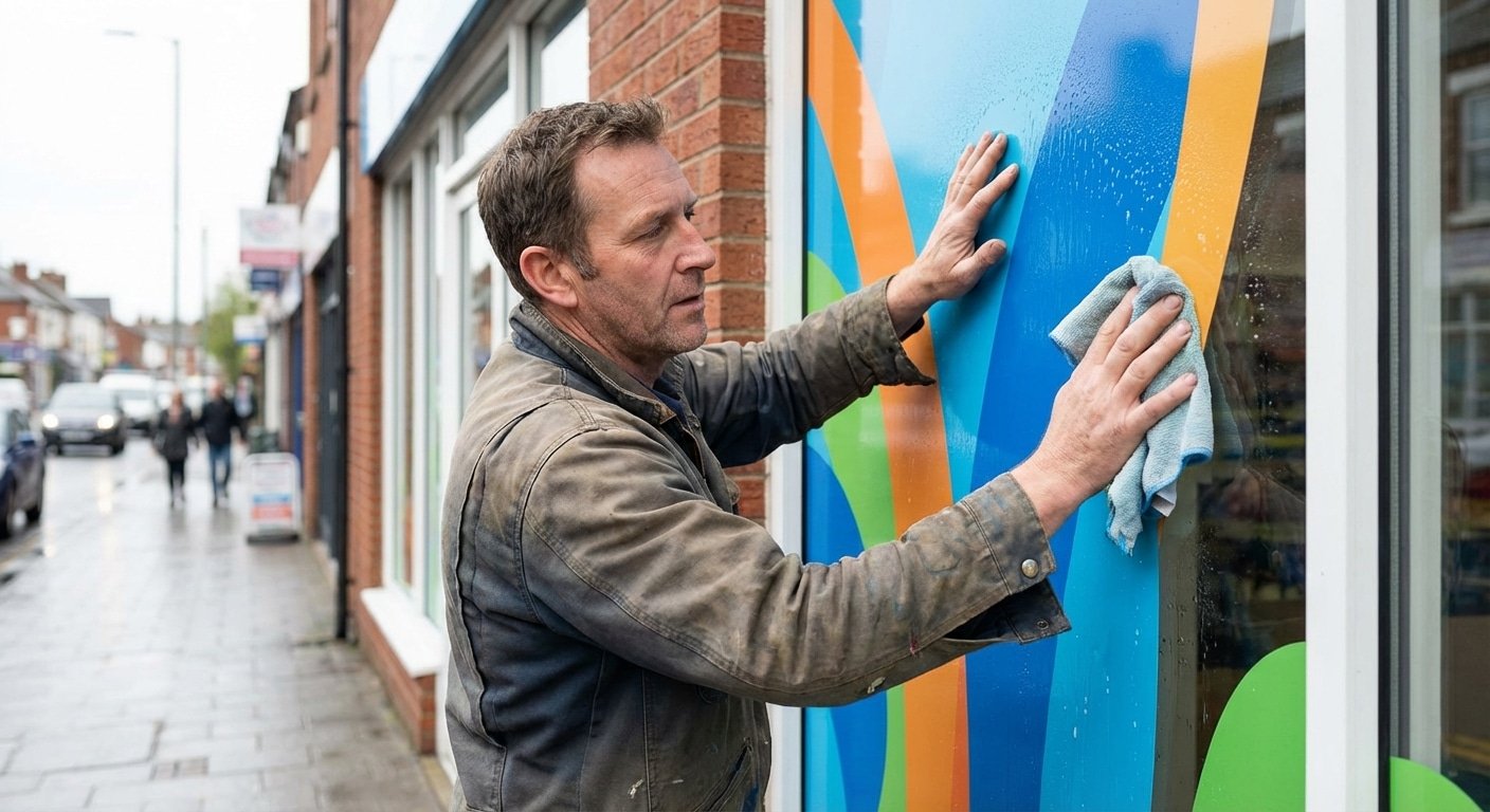 วิธีดูแลป้ายไวนิลและสติ๊กเกอร์ติดกระจกให้สีสดทนนาน - how-to-maintain-outdoor-signage