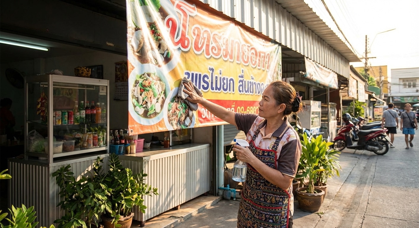 วิธีดูแลป้ายไวนิลและป้ายโฆษณาให้สีสดทนนาน ฉบับ SME - how-to-maintain-vinyl-signage