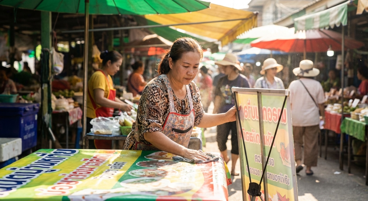 วิธีดูแลป้ายไวนิลและสแตนดี้ให้อยู่ทน รับซัมเมอร์ 2026 - how-to-maintain-vinyl-signs