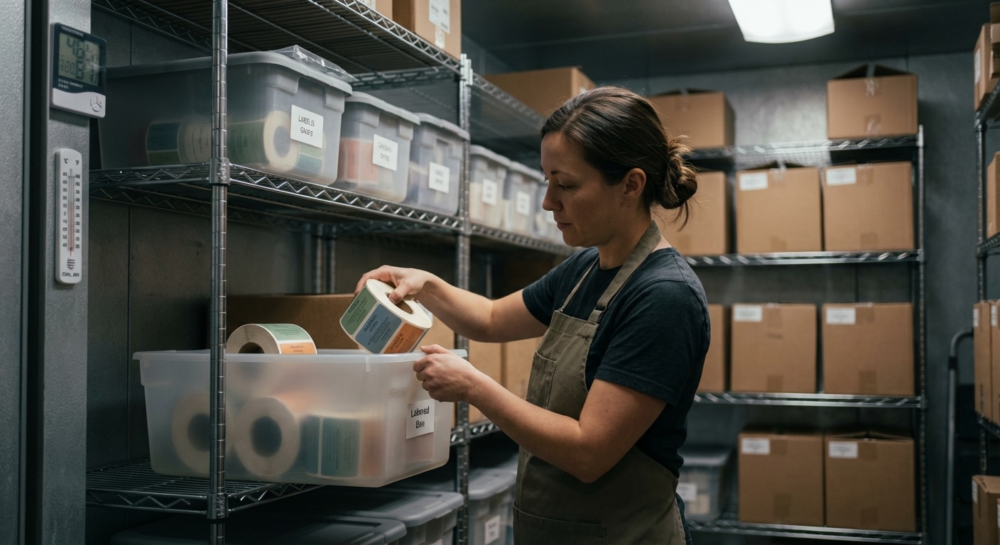 วิธีเก็บรักษาสติ๊กเกอร์ฉลากสินค้าให้อยู่ทน กาวไม่เสื่อม! - how-to-store-label-stickers