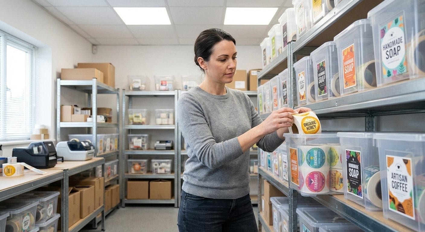 วิธีเก็บสติ๊กเกอร์ฉลากสินค้า ให้กาวเหนียวแน่น สีไม่ซีด - how-to-store-sticker-labels