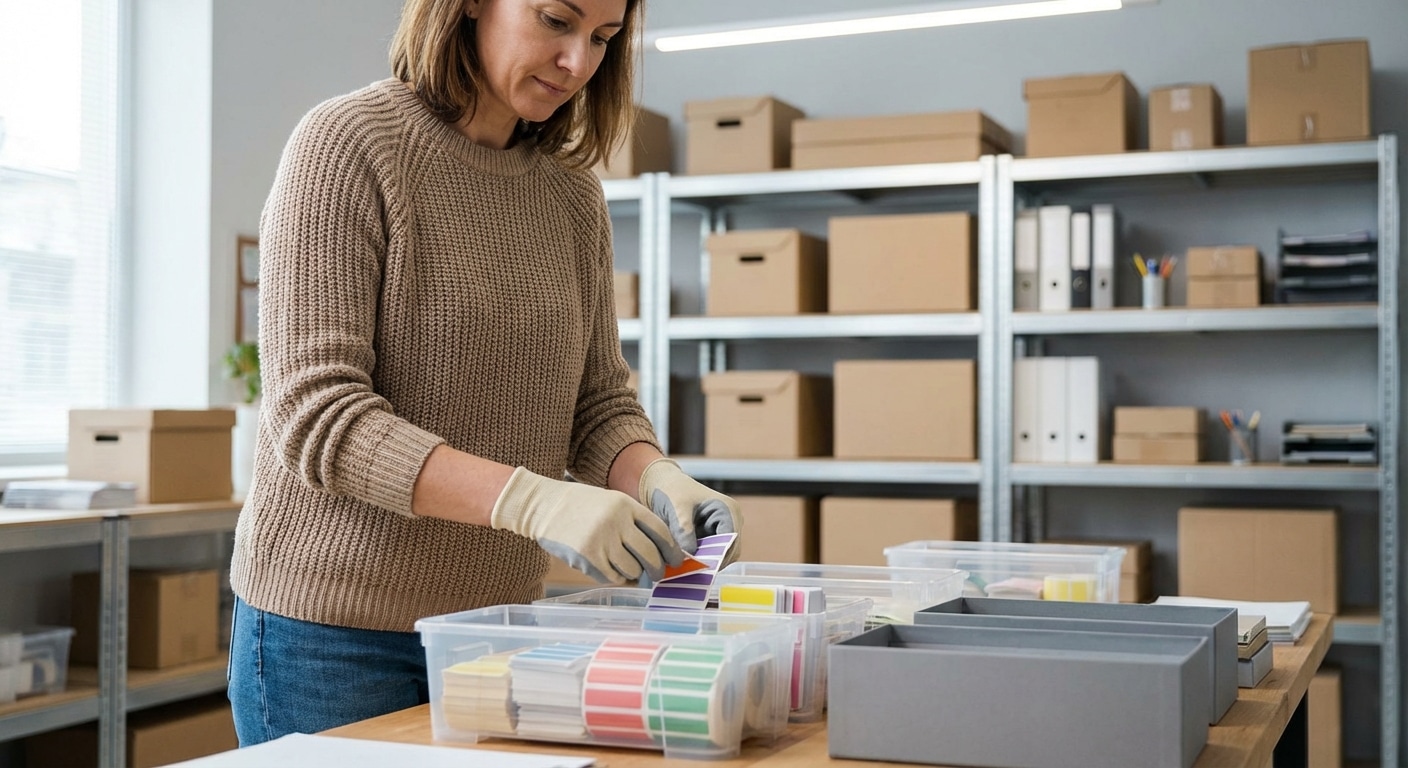 4 วิธีเก็บสติ๊กเกอร์ฉลากสินค้า ให้กาวเหนียวทน ไม่ลอกง่าย - how-to-store-stickers-labels